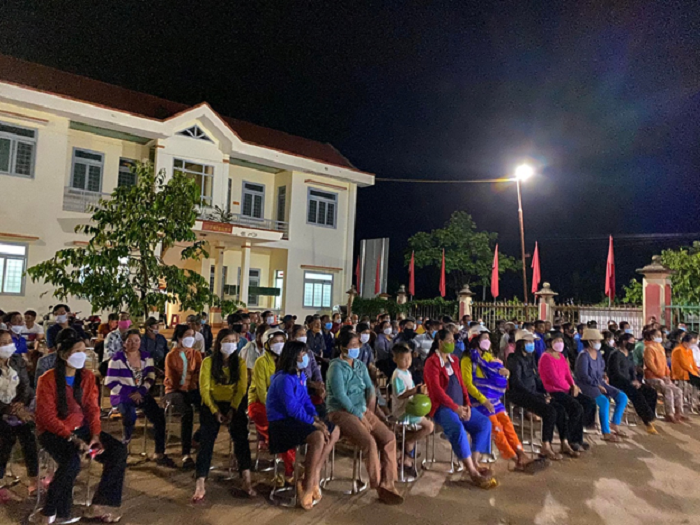 Ban Dân vận Huyện uỷ Phát động quần chúng tại xã Ea H’leo